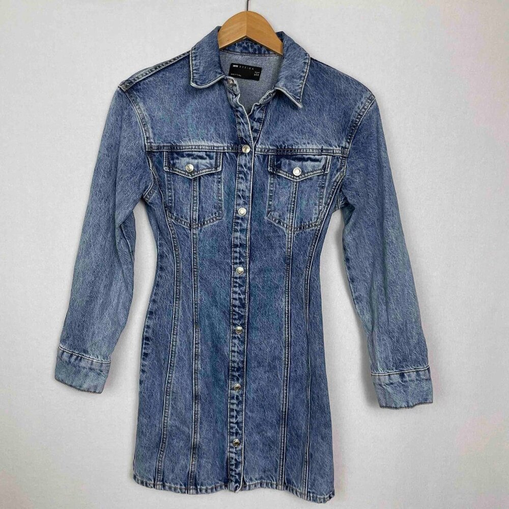 ASOS Blue Denim Mini Dress